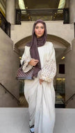 Retro-Inspired Boho Print Long Dress with Loose Puff Sleeves