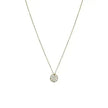 Retro Magnetic Folding Heart Shaped Four Leaf Clover Pendant Women Necklace