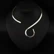 Retro Metal Exaggerated Clavicle Collar Necklace Women