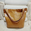 Retro Shoulder Bag Big Pocket Oil Wax Totes