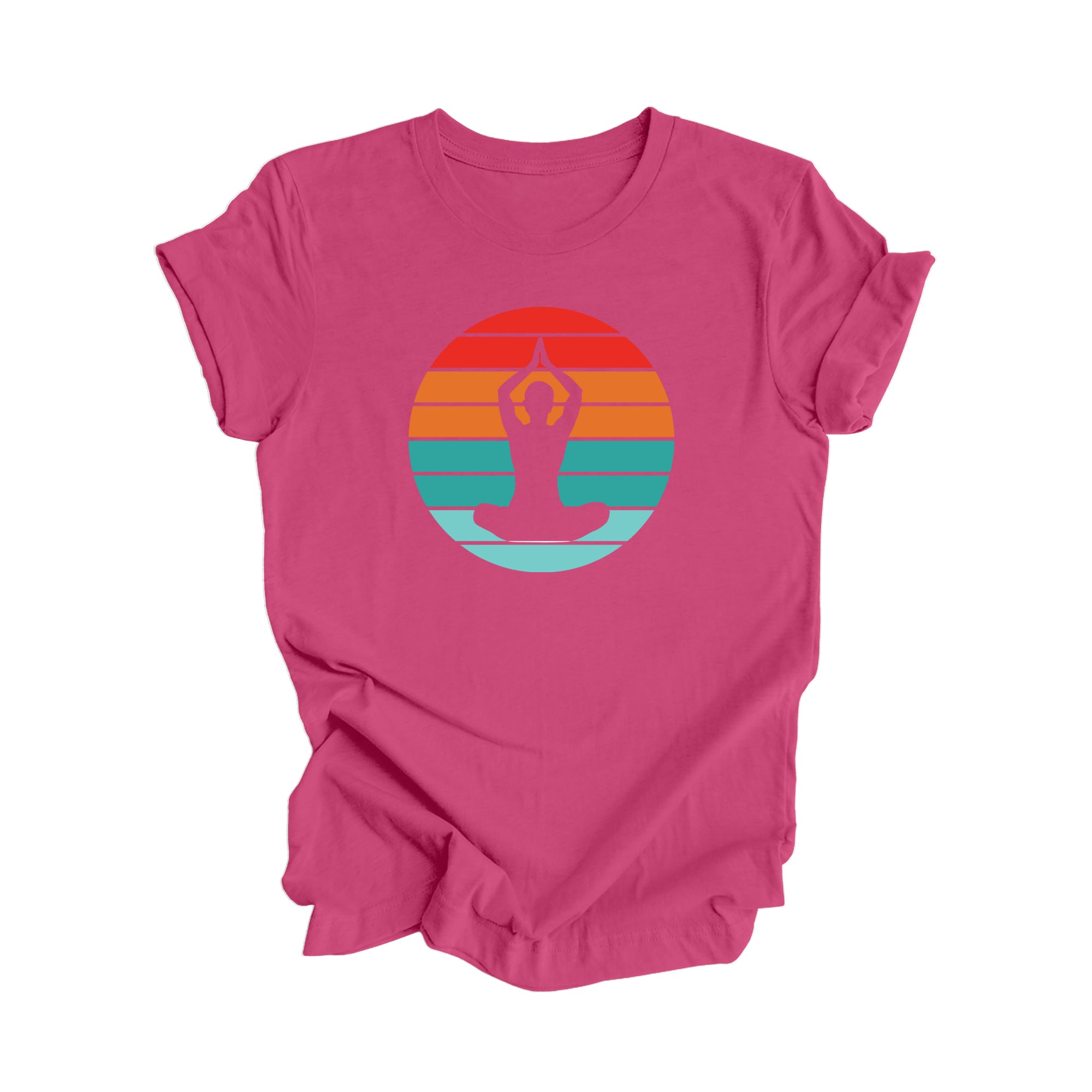 Retro Yoga - Yoga Gift, Meditation Shirt, Yoga T-shirt, Yoga Lover Gift, Yoga Teacher Shirt, Wellness Shirt, Self Care Shirt - Inspired X