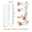 Reusable Memory Aid Bracelet