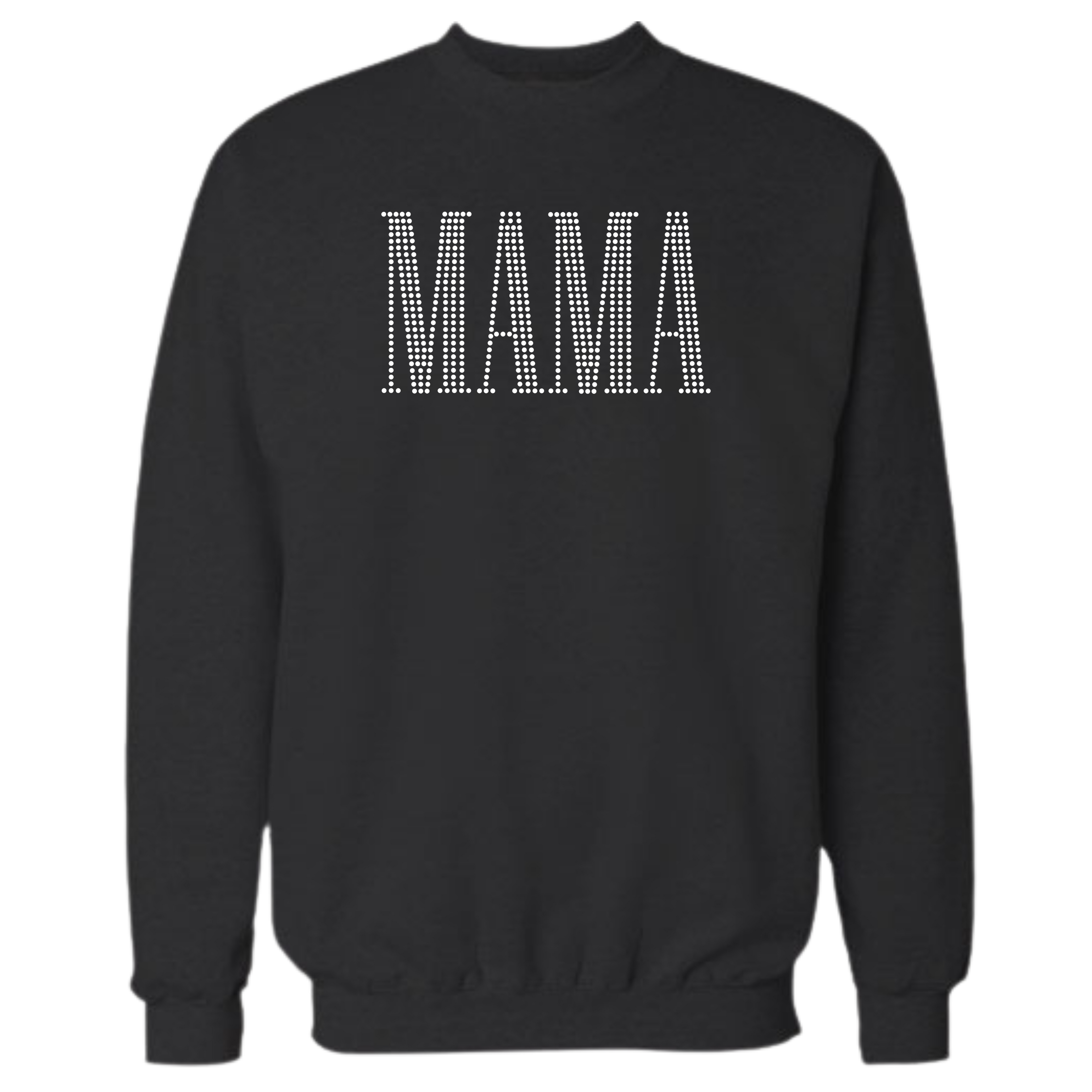 MAMA Rhinestone Shirt – Mom Life Sparkle Bling Tee | Blingdazzel