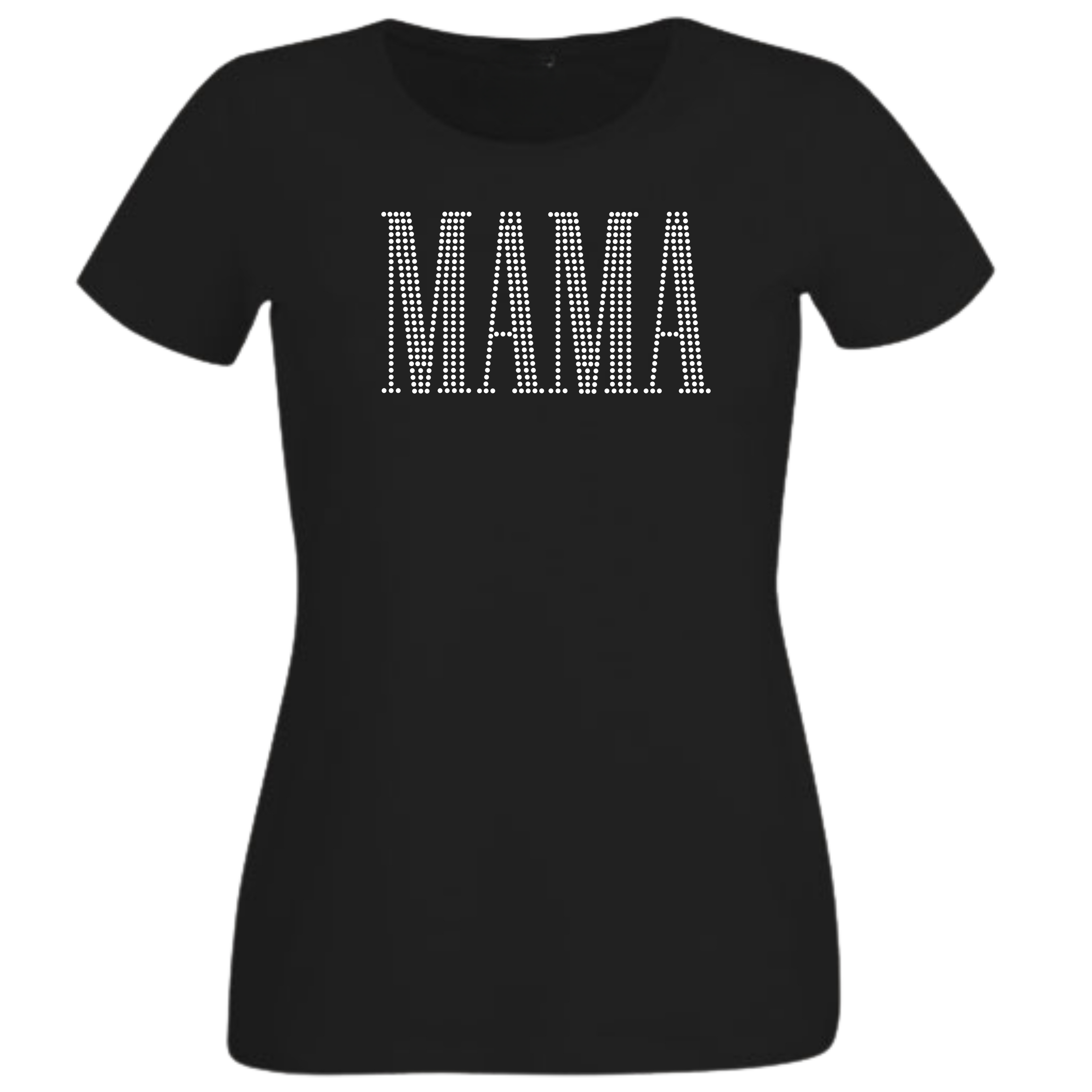 MAMA Rhinestone Shirt – Mom Life Sparkle Bling Tee | Blingdazzel