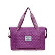 Rhombus Design Foldable Duffle: Large Capacity, Portable