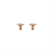 Rina Hook / Knob Small - Pack of 2 - Brushed Brass