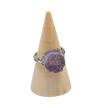 Ring -Fluorite -Flower -Adjustable