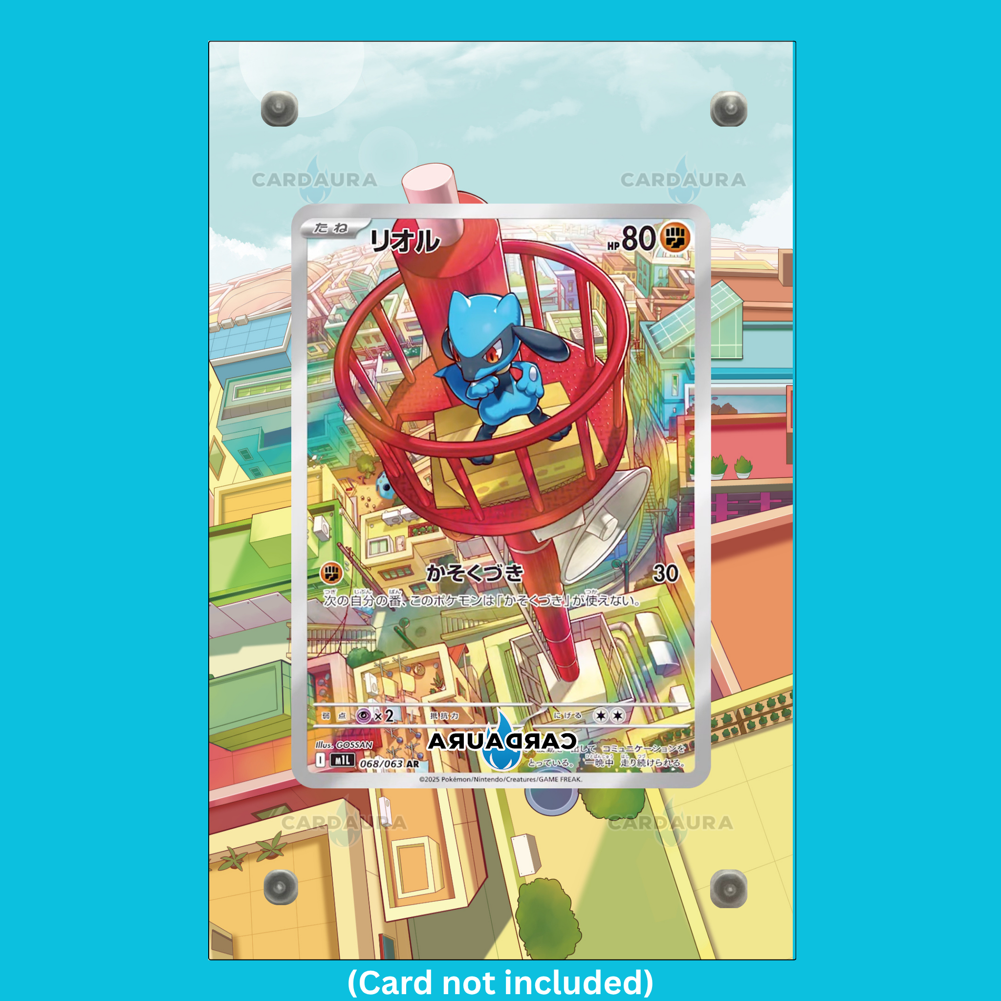 Riolu 010 Mega Evolution (Ungraded) Display Case