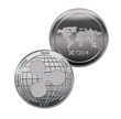 Ripple (XRP) Coin - Silver Metal Physical Blockchain Cryptocurrency Collectible Coin