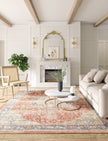 Rivka Terracota Ocean Rug