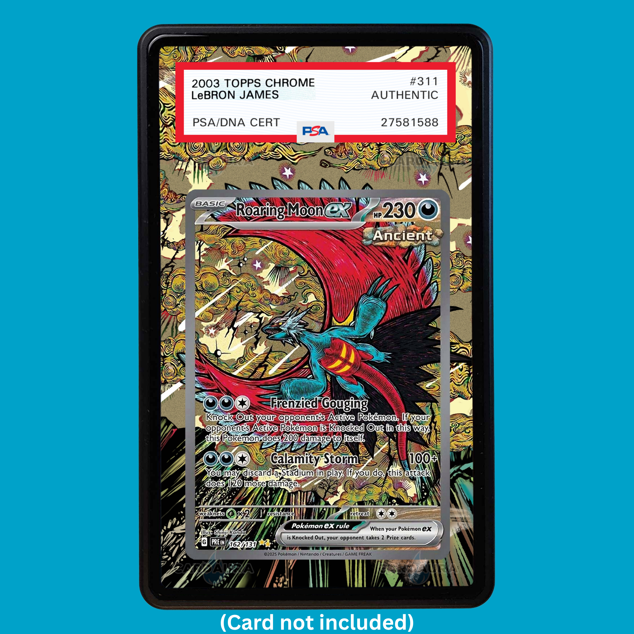 Roaring Moon ex 162/131 (Graded) Display Case