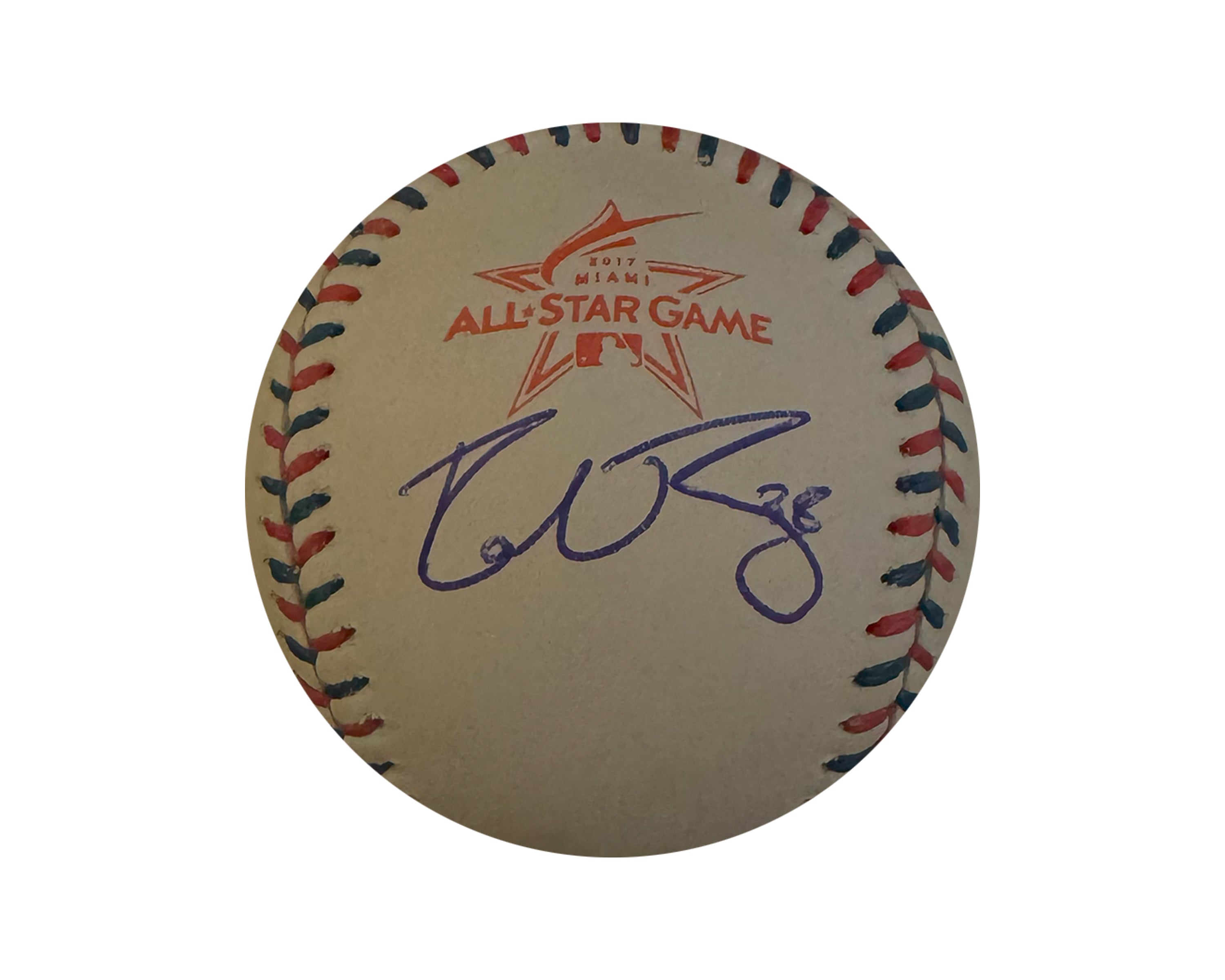 Robbie Ray Autographed 2017 All-Star Game Rawlings Official Major League Baseball