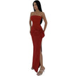 Robe bustier longue
