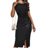 Robe noire cintrée