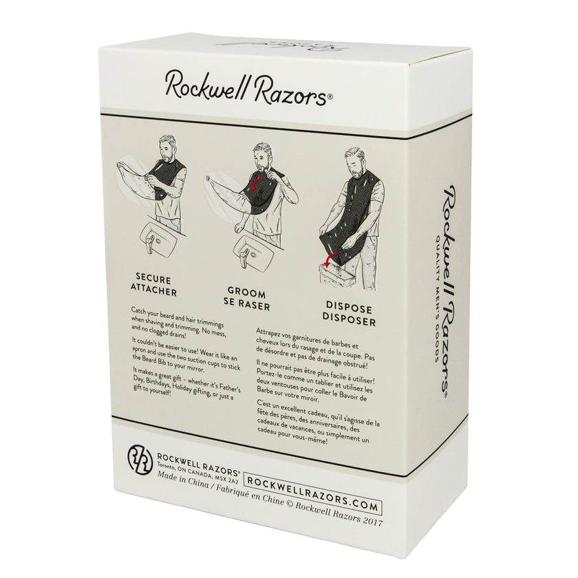 Rockwell Razors Beard Bib and Manicure set Display Bundle