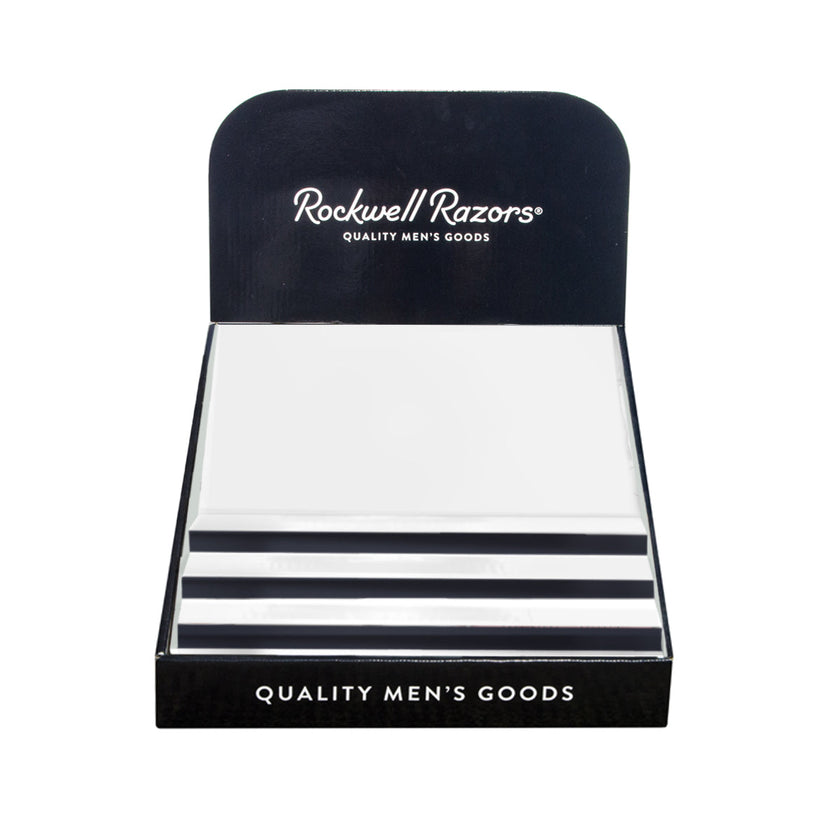 Rockwell Razors Empty Retail Cardboard Display (Build Your Own)