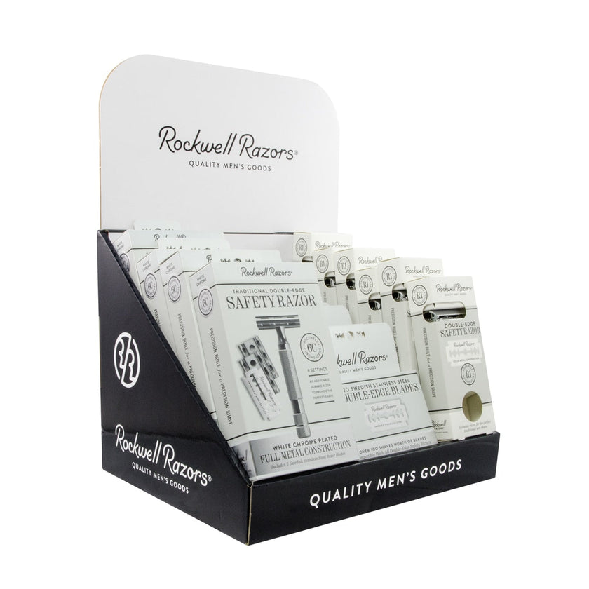 Rockwell Razors Shave Hardware Display Bundle