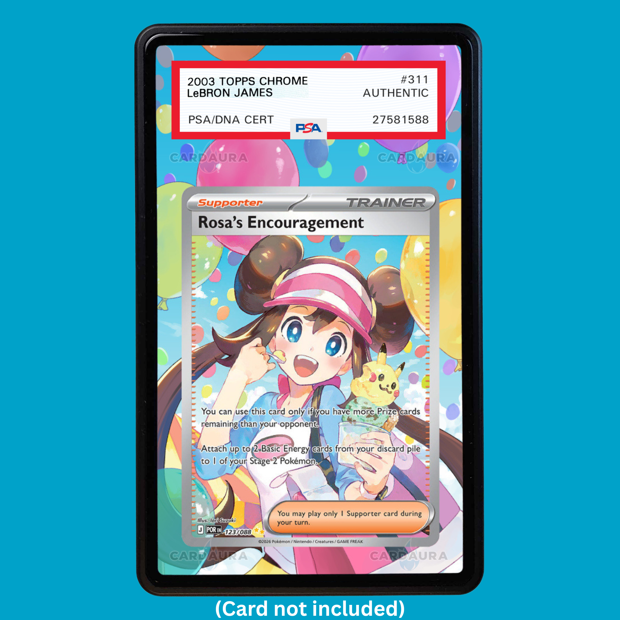 Rosa's Encouragement 123/088 (Graded) Display Case