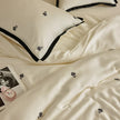 Royal Retreat Rose Embroidery 600 TC Duvet Set - Cream