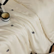 Royal Retreat Rose Embroidery 600 TC Duvet Set - Cream