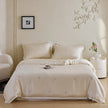 Royal Retreat Rose Embroidery 600 TC Duvet Set - White