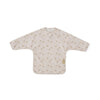 Bib Cape - Rabbit - Light Grey / Rose