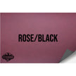 NO ADHESIVE ROSE/BLACK LEATHERETTE SHEET (12