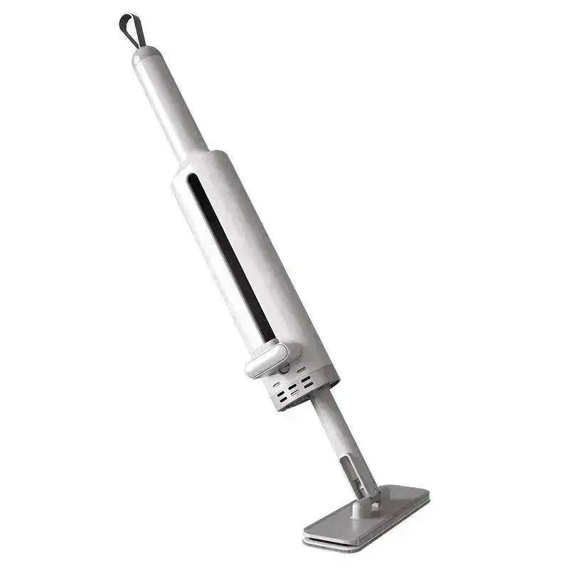 Rotatable Self-Squeeze Mini Mop With Crevice Brush Hand Wash-Free Flat Squeeze Mop With 2 Reusable Microfiber Pads, Microfiber Mop For Wet Dry Use Self Wringing Flat Mop For Floor Cleaning