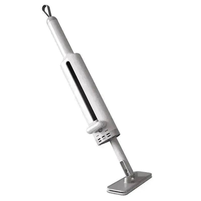 Rotatable Self-Squeeze Mini Mop With Crevice Brush Hand Wash-Free Flat Squeeze Mop With 2 Reusable Microfiber Pads, Microfiber Mop For Wet Dry Use Self Wringing Flat Mop For Floor Cleaning