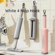 Rotatable Self-Squeeze Mini Mop With Crevice Brush Hand Wash-Free Flat Squeeze Mop With 2 Reusable Microfiber Pads, Microfiber Mop For Wet Dry Use Self Wringing Flat Mop For Floor Cleaning