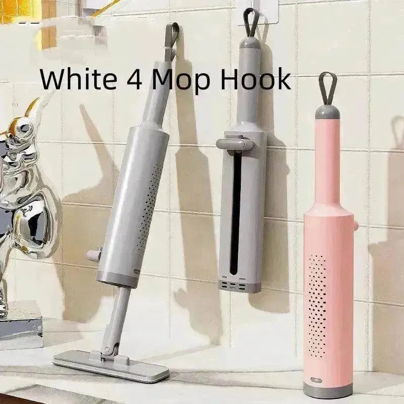 Rotatable Self-Squeeze Mini Mop With Crevice Brush Hand Wash-Free Flat Squeeze Mop With 2 Reusable Microfiber Pads, Microfiber Mop For Wet Dry Use Self Wringing Flat Mop For Floor Cleaning