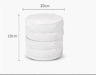 Rotating Multi layer Flannel Belt Mirror Jewelry Box