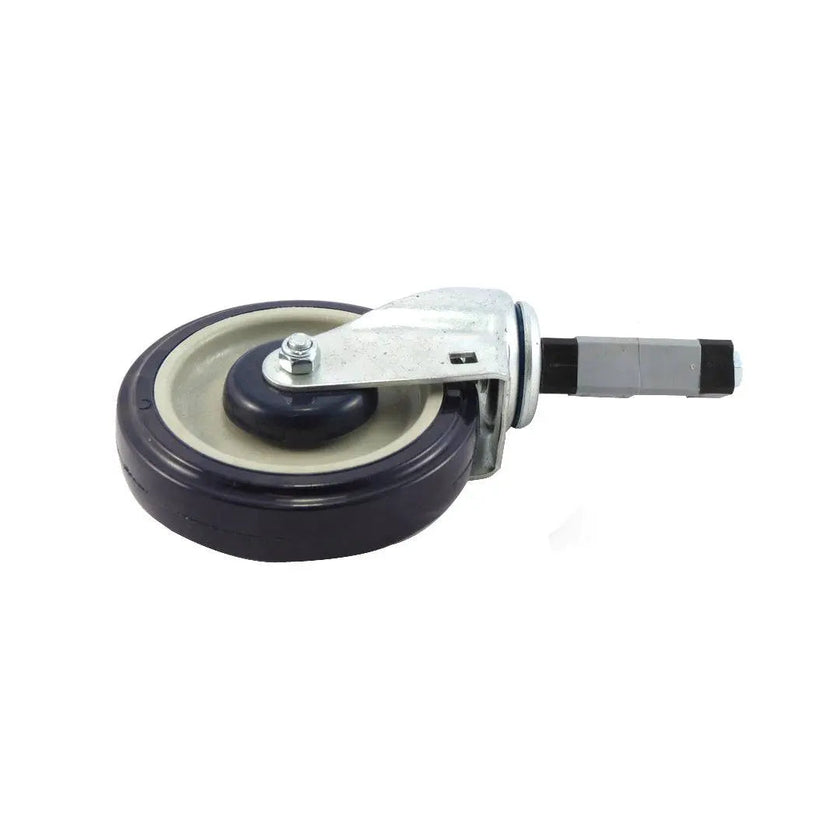 Roue pivotante avec tige carré, pour chariot de modèle SSK