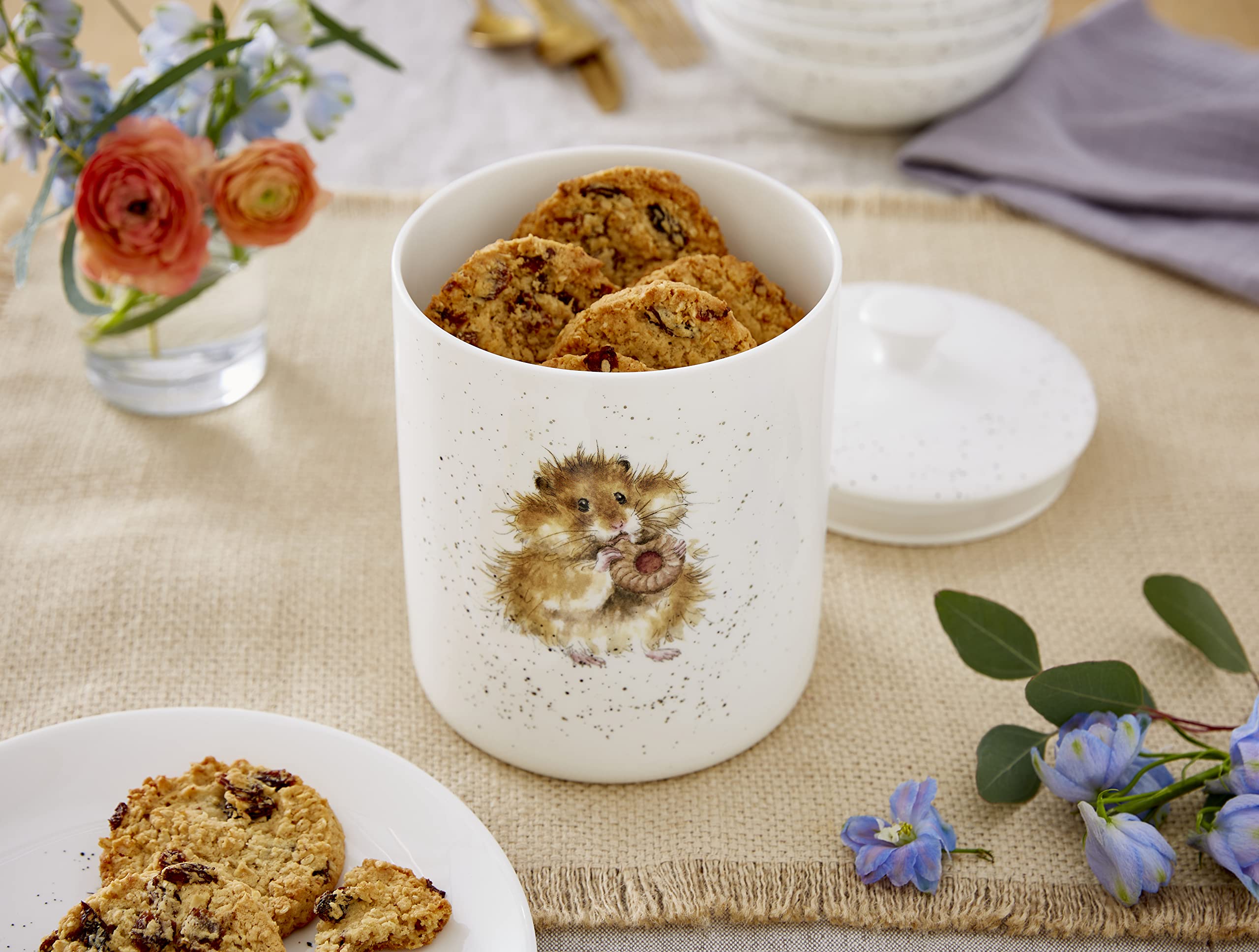 Royal Worcester - BISCUIT BARREL (HAMPSTER)