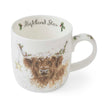 Royal Worcester - WRENDALE MUG 11OZ -HIGHLAND STAR (COW)