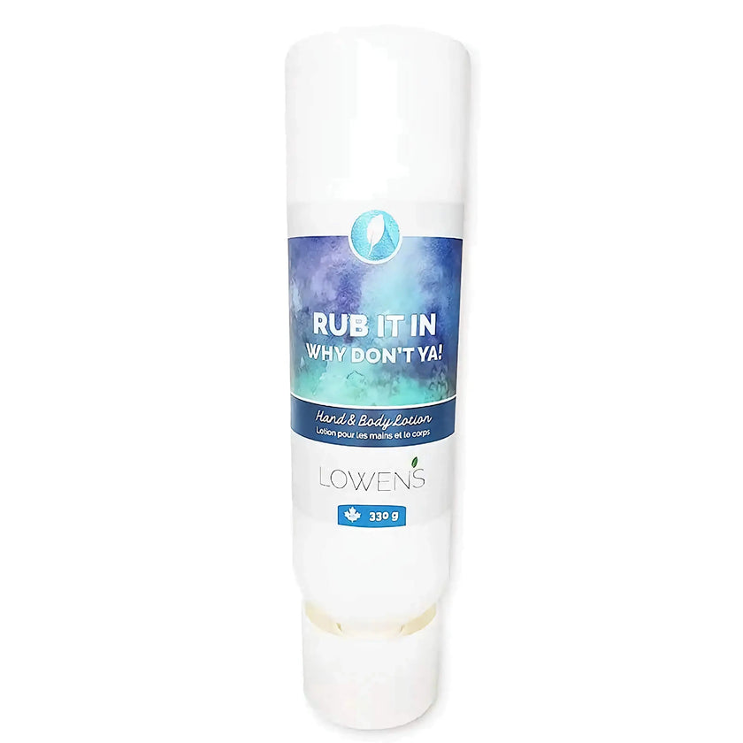 Rub it in Why Don’t Ya! Pharmacist Formulated Hand and Body Lotion