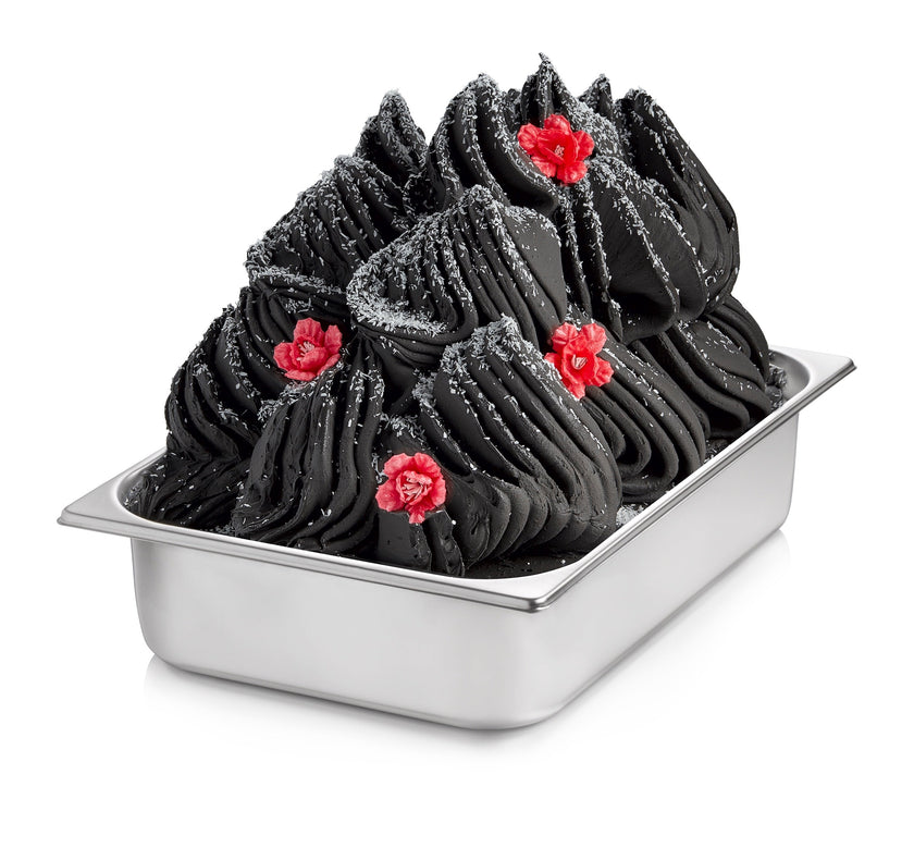 Black Hawaii Ready Base for Gelato & Soft Serve - Case of 8 x 1.45 KG bags - Rubicone Canada - Ships Free Within Canada on Orders Above CAD $199