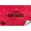 RUBY DENIM/BLACK WITH ADHESIVE HYDBOND LEATHERETTE SHEET (12