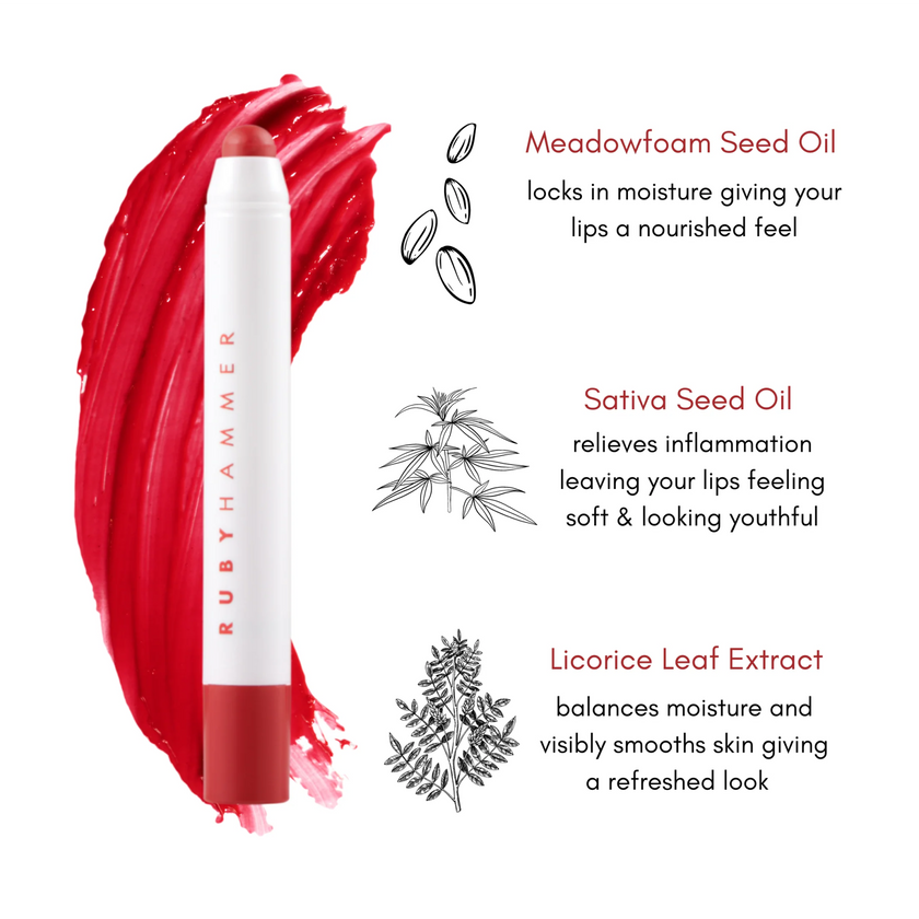 Ruby Hammer Lip Serum Balm Berry