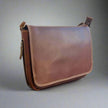 Rugged Earth Full Grain Leather East-West Organizer Bag