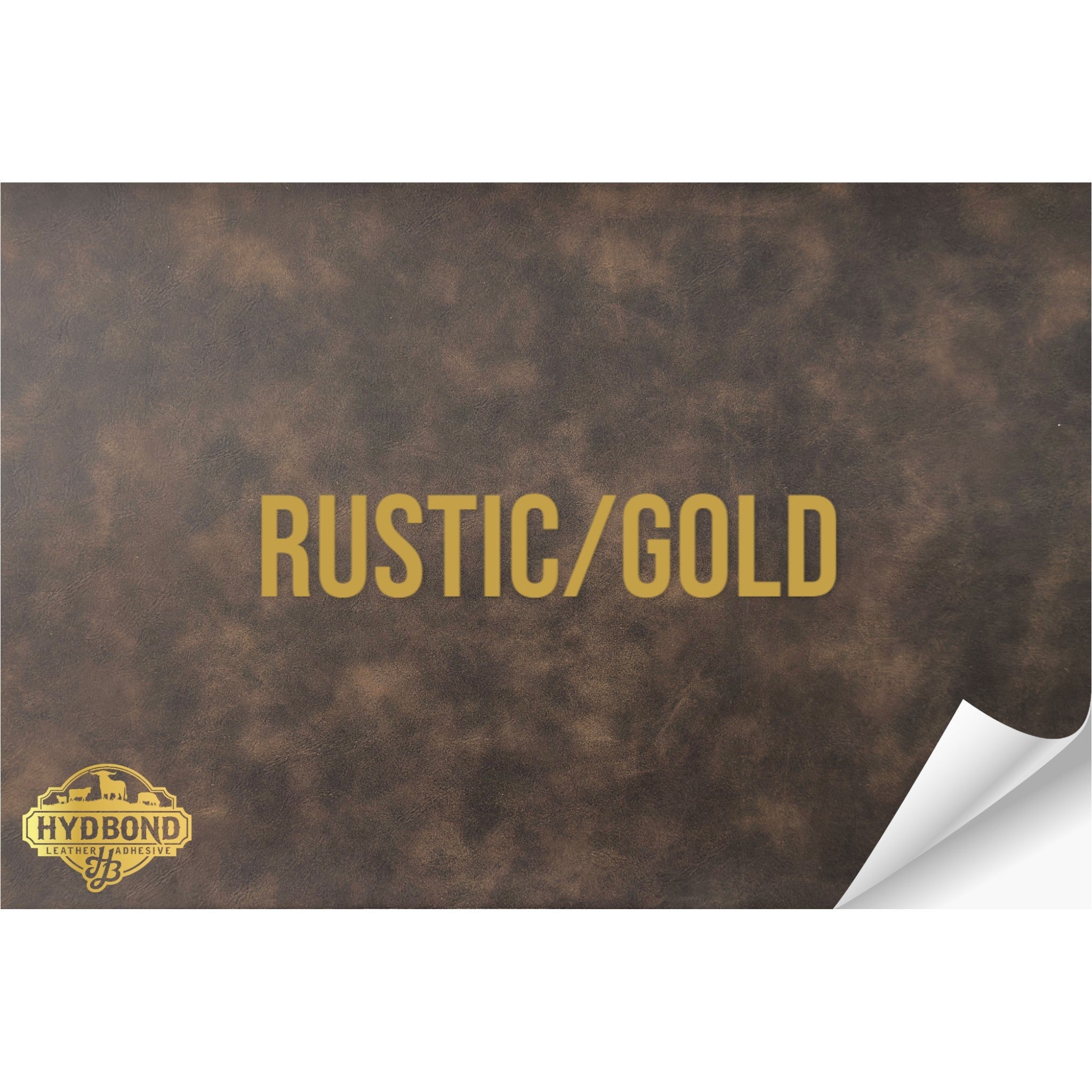 NO ADHESIVE RUSTIC/GOLD HYDBOND LEATHERETTE SHEET (12