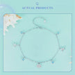 The Tropical Opal Sea Star & Shell Anklet
