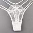 3-Pack Lace Peekaboo G-Strings – Strappy, Sheer, & Seductive T-Back Thongs