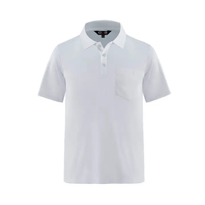 Caddy -Men's Pique Mesh Polo w/ Pocket