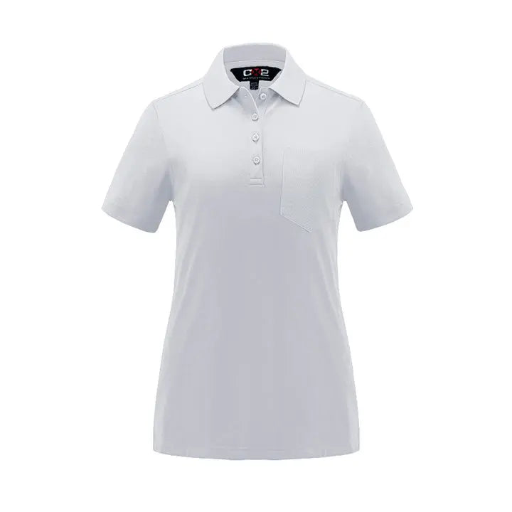 Caddy -Ladies Pique Mesh Polo w/ Pocket