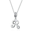 Classic 925 Sterling Silver Initial Necklace