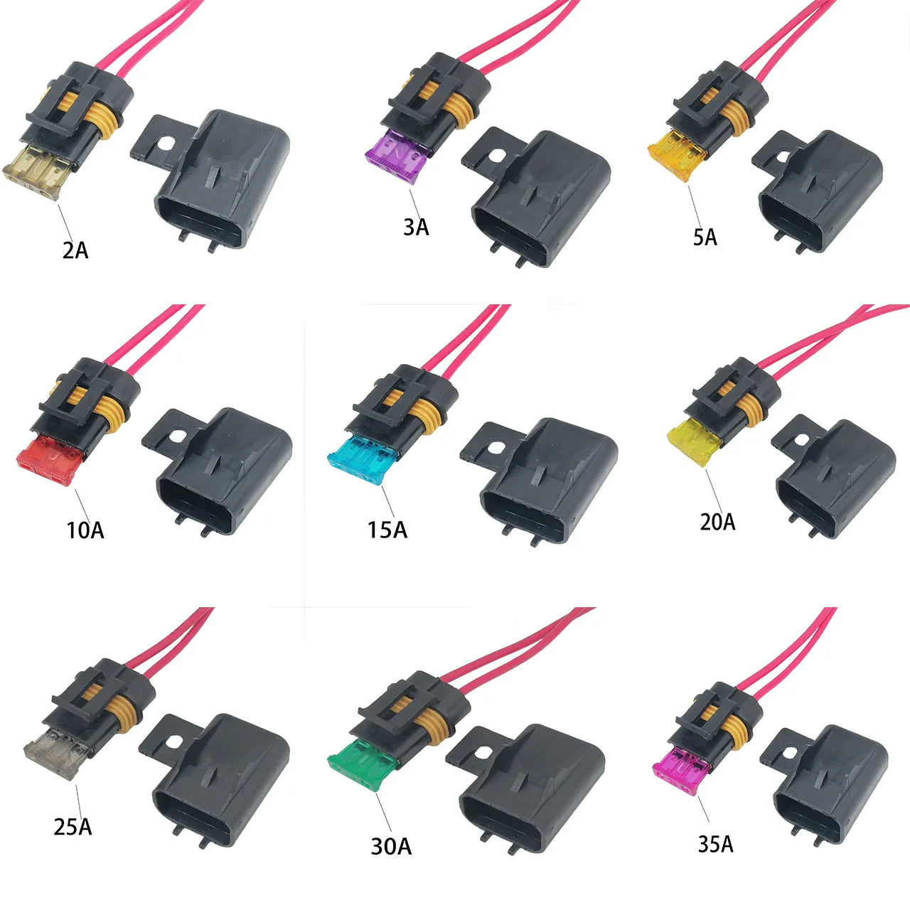 Waterproof Vehicle Fuse - Modified Fuse Holder Socket 12V