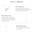 Angelic Elegance: Sterling Silver Angel Wing Necklace
