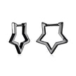 925 Sterling Silver Starlike Earrings - Minimalist Star Shape Ear Buckle for Women - Fashion jewelry SCE1136
