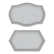 Pierced Mini Labels Etched Dies from the Bibi's Snowflakes Collection by Bibi Cameron